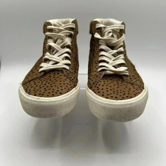 Madewell Unisex Sneakers Womens 8.5M Mens 7M Sidewalk Spot Dot Genuine Calf Hair - Picture 5 of 12